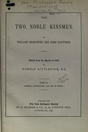 Tapa de The Two Noble Kinsmen