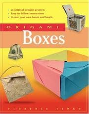 Tapa de Origami Boxes and More!
