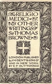 Tapa de The Religio medici & other writings of Sir Thomas Browne