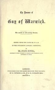 Tapa de The Romance of Guy of Warwick