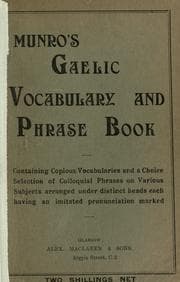 Tapa de Gaelic vocabulary and phrase book