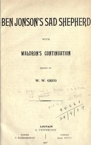 Tapa de Sad shepherd, with Waldron's continuation