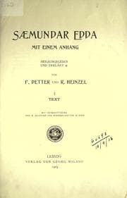 Tapa de Saemundar Edda