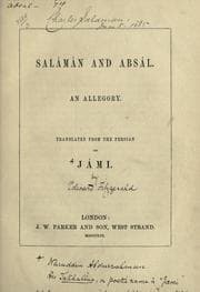 Tapa de Salámán and Absál