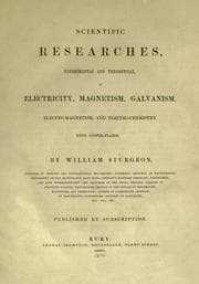 Tapa de Scientific researches, experimental and theoretical