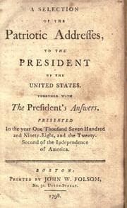Tapa de A Selection of the patriotic addresses, to the president of the United States