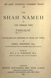 Tapa de The Sha h Na meh of the Persian poet Firdausi
