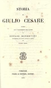 Tapa de Storia di Giulio Cesare