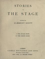 Tapa de Stories of the stage