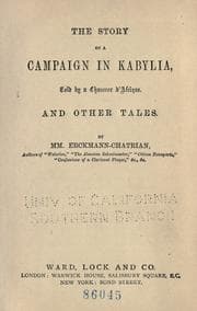 Tapa de The story of a campaign in Kabylia, told by a chasseur d'Afrique