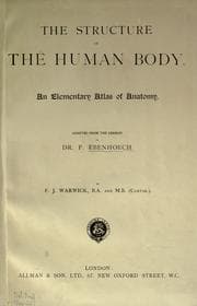 Tapa de The structure of the human body