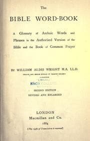 Tapa de The Bible word-book