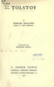 Tapa de Vie de Tolstoï