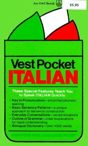Tapa de Vest Pocket Italian