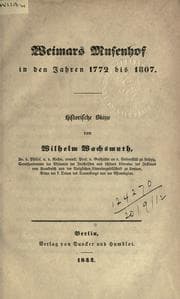 Tapa de Weimars Musenhof in der Jahren 1772 bis 1807