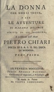 Tapa de La donna che non si trova