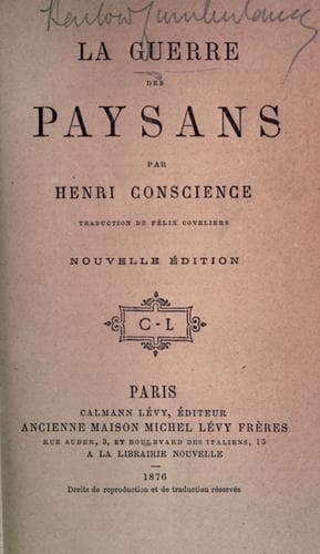 Tapa de La guerre des paysans