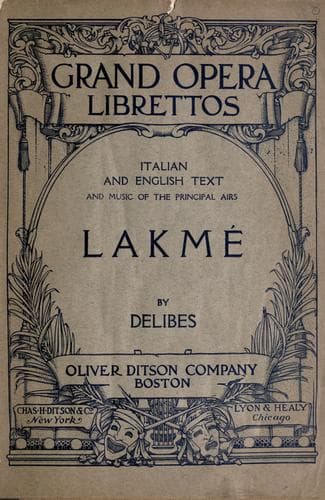 Tapa de Lakmé