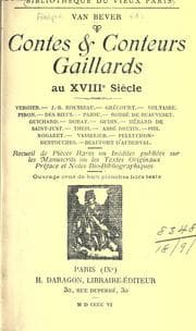 Tapa de Contes & conteurs gaillards au 18e siecle