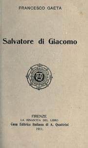 Tapa de Salvatore di Giacomo