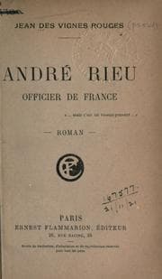 Tapa de André Rieu, officier de France