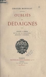 Tapa de Oubliés et dédaignés