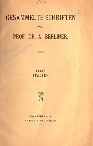 Tapa de Gesammelte Schriften
