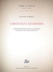 Tapa de Carnevale e Quaresima