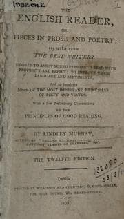 Tapa de The English reader