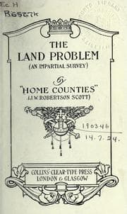 Tapa de The land problem