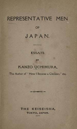 Tapa de Representative men of Japan