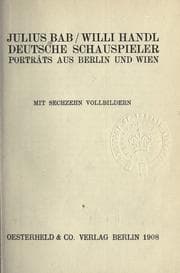 Tapa de Deutsche Schauspieler