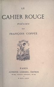Tapa de Le cahier rouge