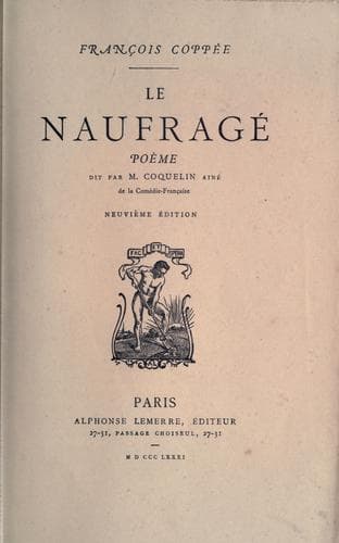 Tapa de Le naufragé