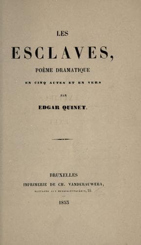 Tapa de Les esclaves