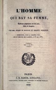 Tapa de L' homme qui bat sa femme