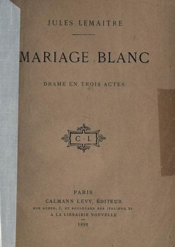 Tapa de Mariage blanc