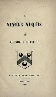 Tapa de A single si quis