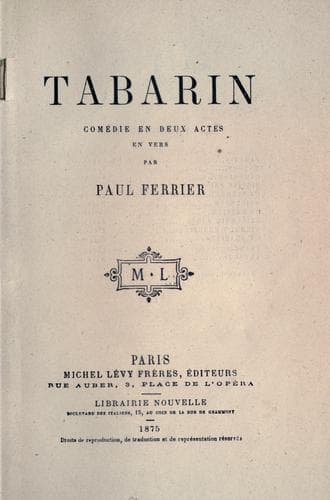 Tapa de Tabarin