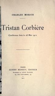 Tapa de Tristan Corbière