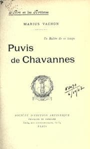Tapa de Un maître de ce temps Puvis de Chavannes