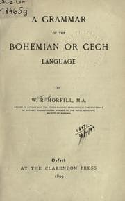 Tapa de A grammar of the Bohemian or Cech language