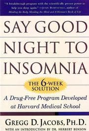 Tapa de Say good night to insomnia