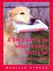 Tapa de A Dog's Gotta Do What a Dog's Gotta Do