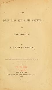 Tapa de Early voyages to California ...