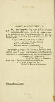 Tapa de Sketch of Connecticut, forty years since