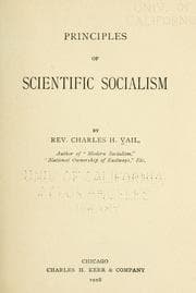 Tapa de Principles of scientific socialism