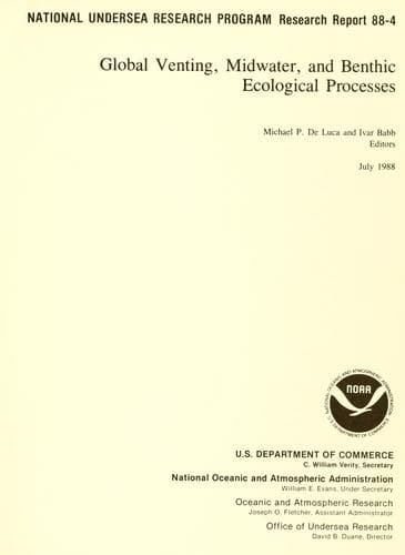 Tapa de Global venting, midwater, and benthic ecological processes