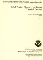 Tapa de Global venting, midwater, and benthic ecological processes