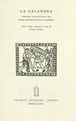 Tapa de La calandra